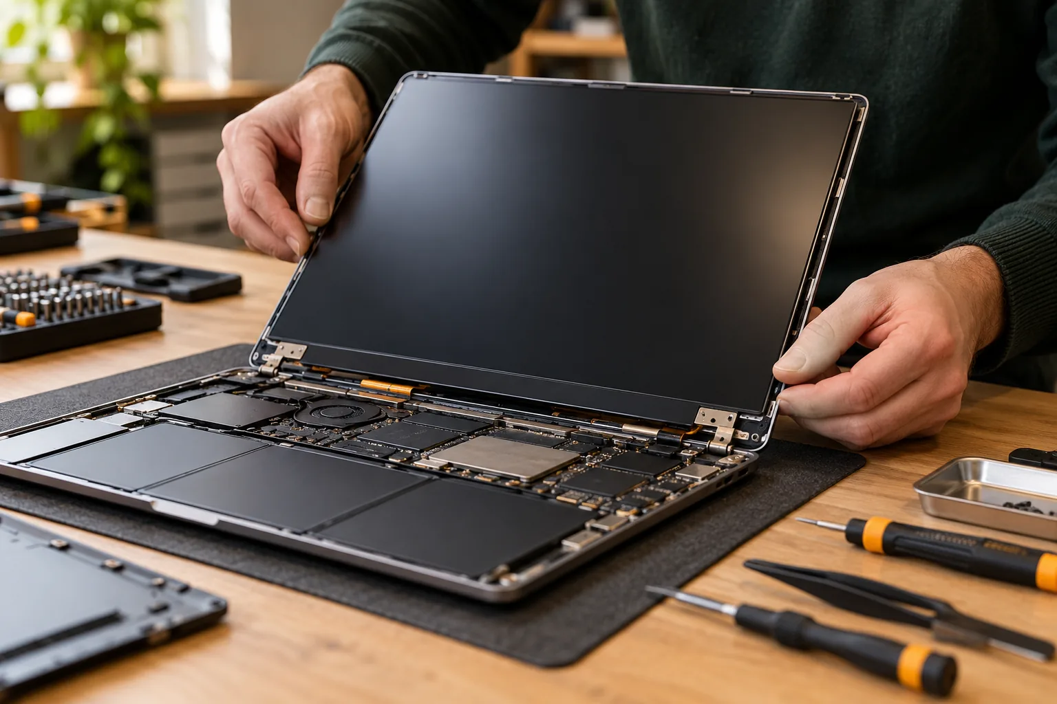 Laptopscherm kapot: repareren of vervangen?